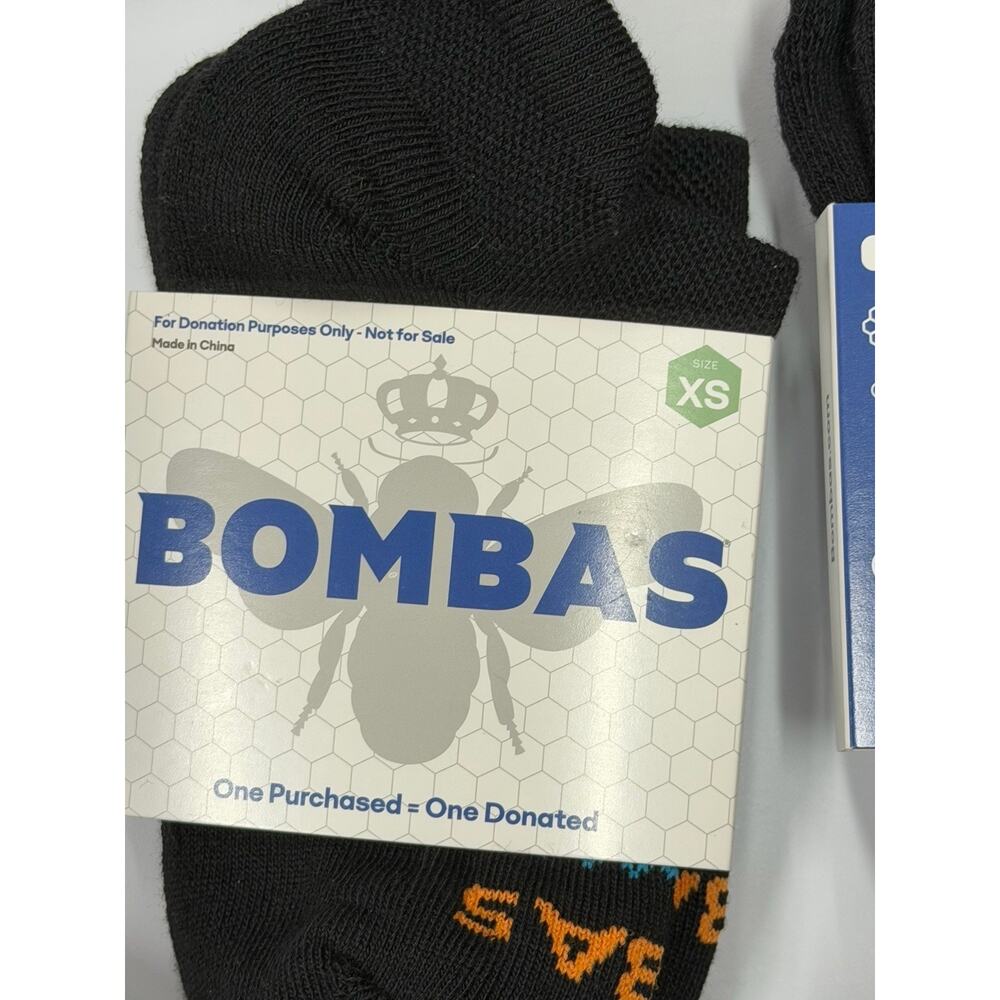 Lot of 5 Bombas Womens Honeycomb Arch Support Socks Low Cut XS X-Small - Picture 4 of 5